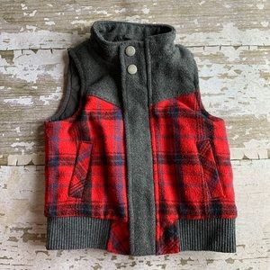 Genuine kids plaid vest